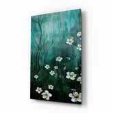 Daisies Glass Wall Art.